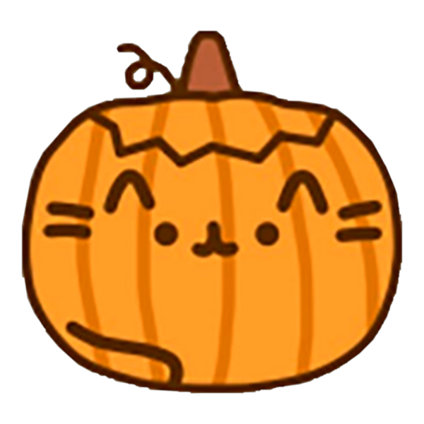 Кот Пушин в тыкве