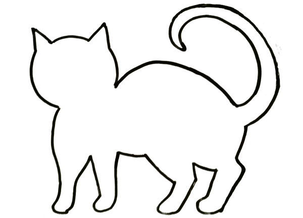 Контур кошки