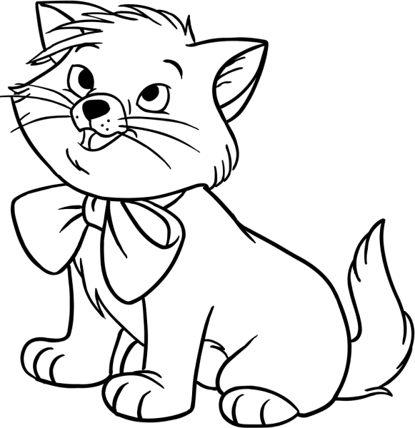 Раскраска кот