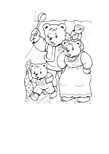 Задания к сказке три медведя