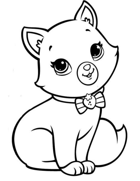 Кошка рисунок