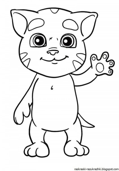 Кошка для раскрашивания