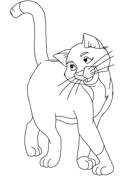Коты Аристократы раскраска
