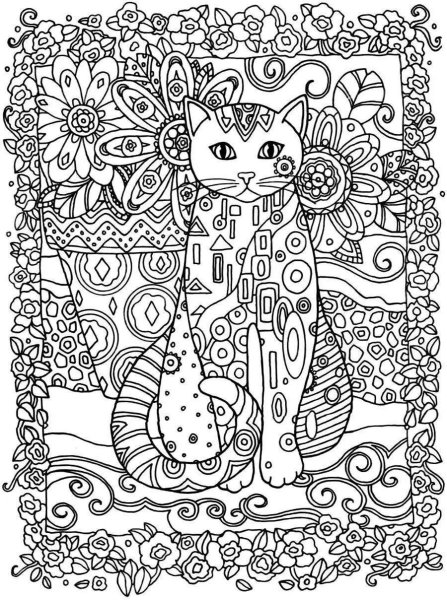 Мандала кошка