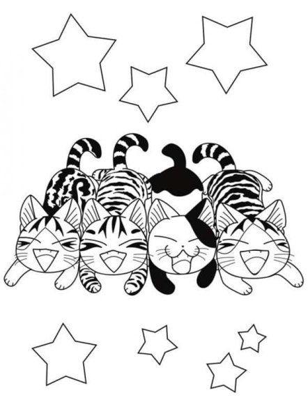 Котик чи раскраска