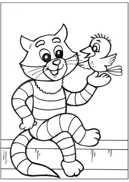 44 Котенка раскраска