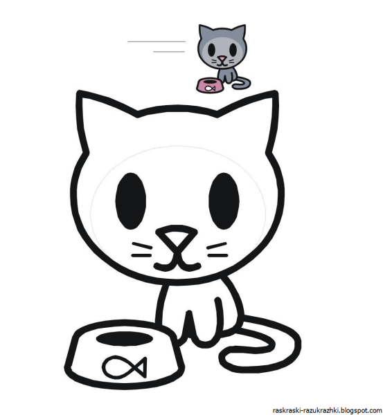Раскраска кот