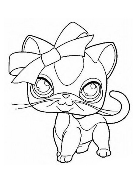 Раскраска Littlest Pet shop