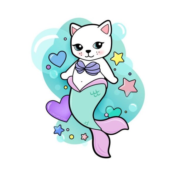 Котик Русалочка