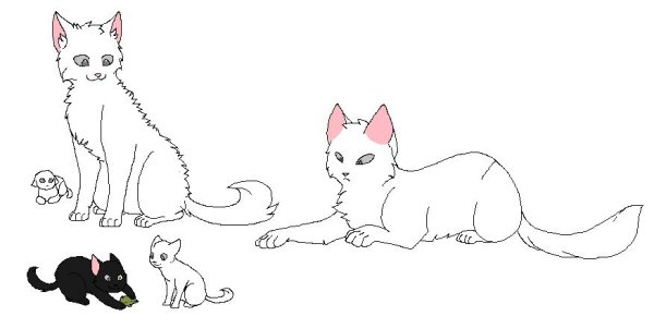 Коты Воители лайн семья