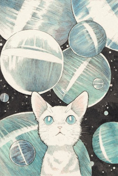 Космические котики мультяшные