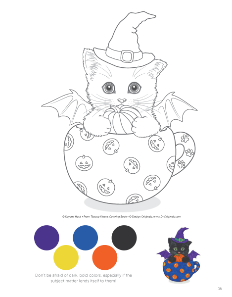 Кошки. Раскраска