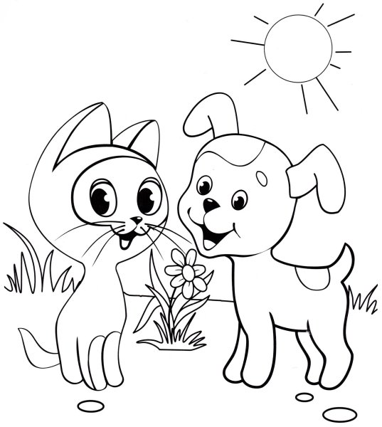 Раскраски из мультфильмов