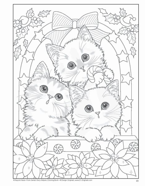 Котенок. Раскраска