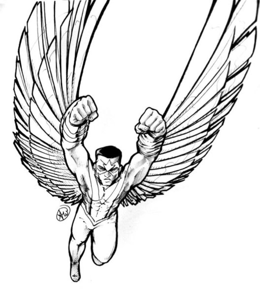 Супергерой с крыльями
