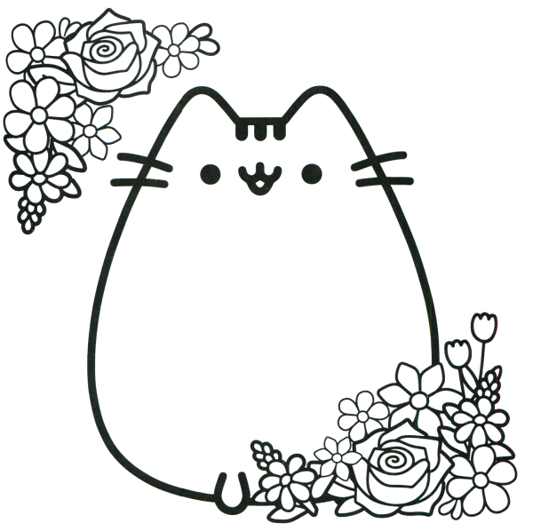 Раскраска кот