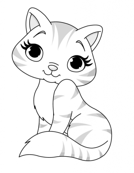Раскраска кот