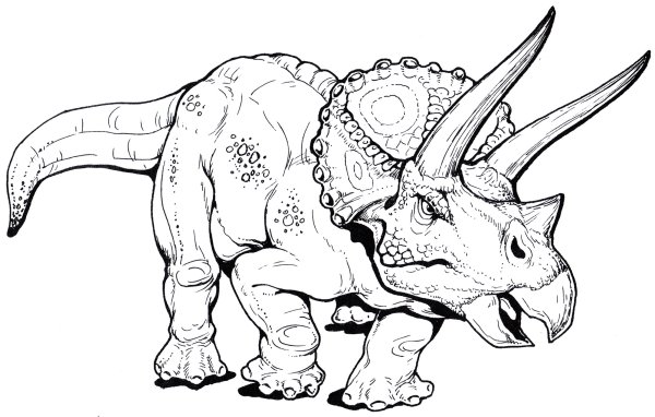 Тарбозавр и Трицератопс