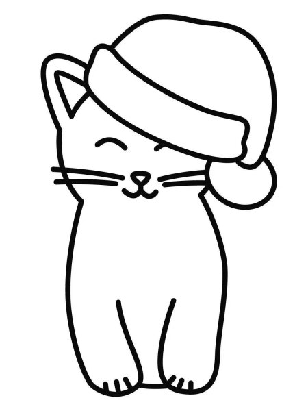 Раскраска кот