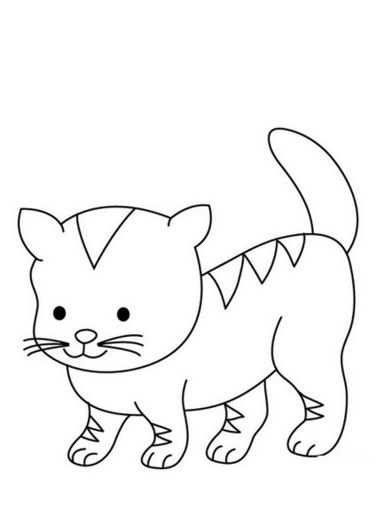 Котенок для рисования