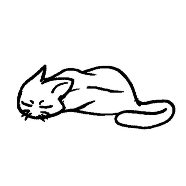 Спящий кот