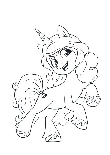 Раскраска my little Pony Санни