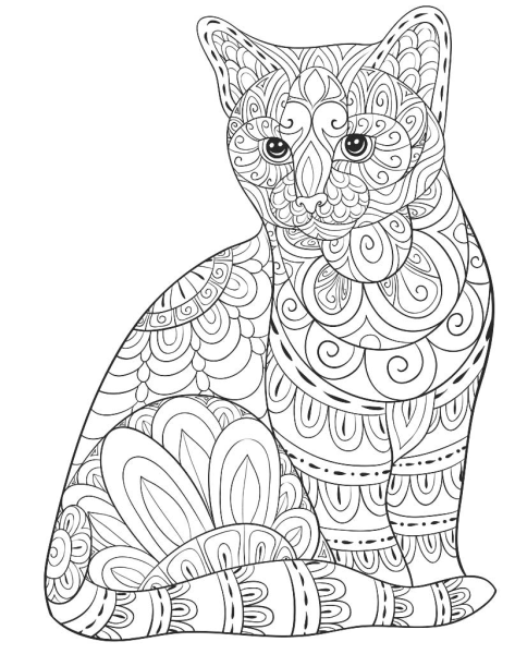 Мандала кошка