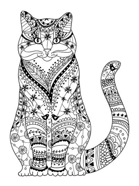 Мандала кошка