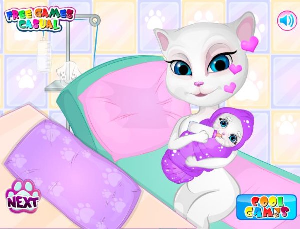 Анджела кошечка игра