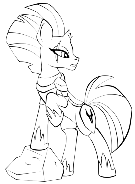 My little Pony буря раскраска