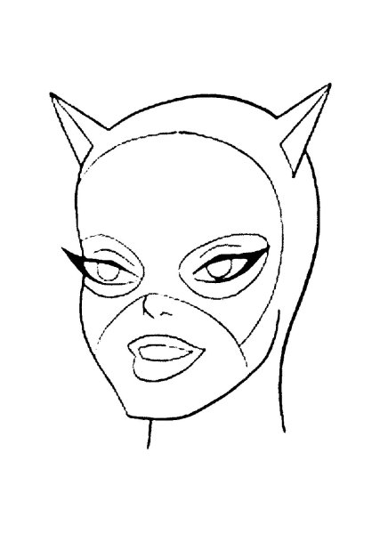 Batman Batgirl раскраска