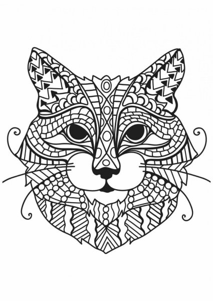 Мандала кот