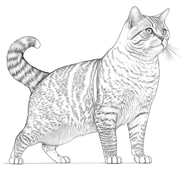 Раскраски кошки всех пород