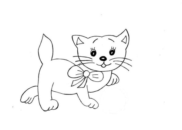Котенок рисунок