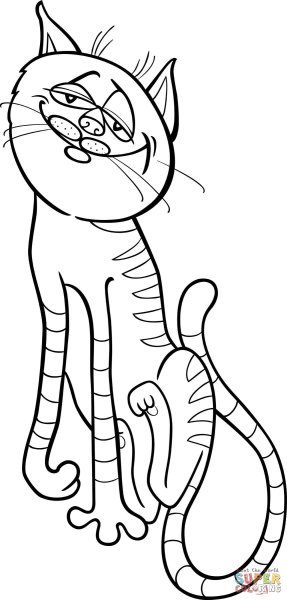 Котенок. Раскраска