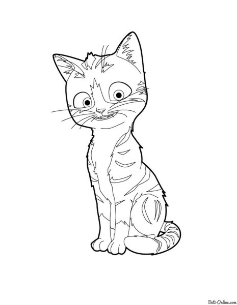 Раскраска. Котики