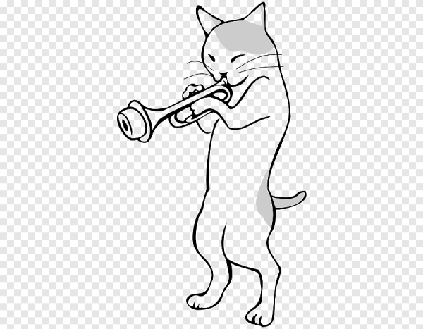 Кот на трубе рисунок