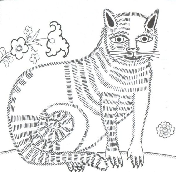 Кот Казанский лубок