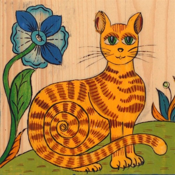 Кот Казанский лубок