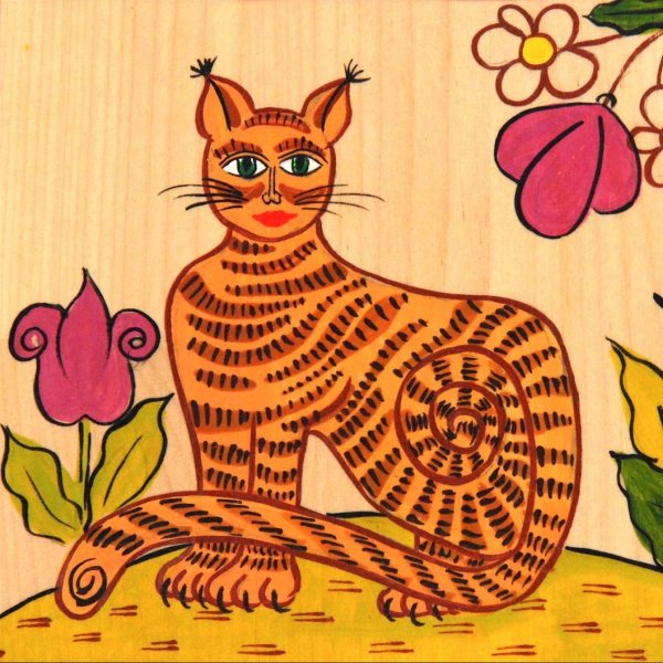 Кот Казанский лубок