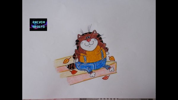 Торт с котом из попугая Кеши