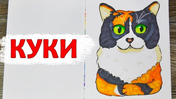 Кот куки арт