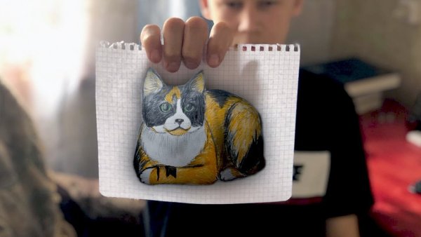 Куки кот рисунок