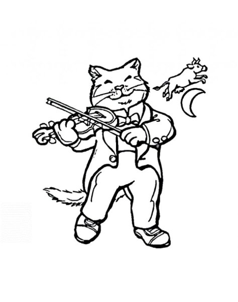 Мюзикл кошки раскраска