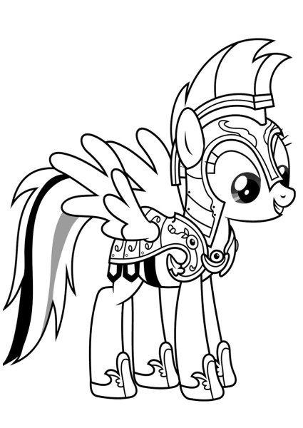 Раскраска my little Pony Санни
