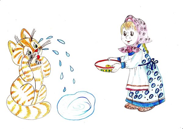 Кот наплакал рисунок