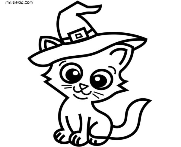 Котенок. Раскраска