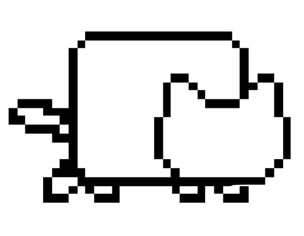 Nyan Cat раскраска
