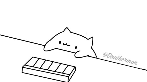 Нян Кэт раскраска