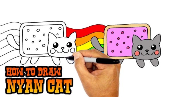 Nyan Cat раскраска
